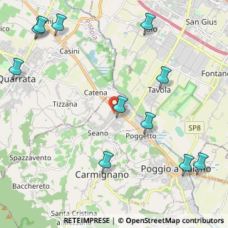 Mappa Via Lazzerini, 59011 Seano PO, Italia (3.00545)