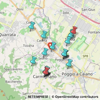 Mappa Via Lazzerini, 59011 Seano PO, Italia (1.841)