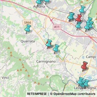 Mappa Via Lazzerini, 59011 Seano PO, Italia (7.029)