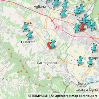 Mappa Via Lazzerini, 59011 Seano PO, Italia (6.604)