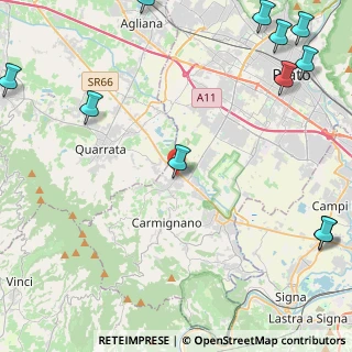 Mappa Via Lazzerini, 59011 Seano PO, Italia (7.14364)