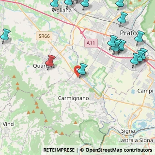Mappa Via Lazzerini, 59011 Seano PO, Italia (6.65474)