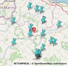 Mappa Via Montespino, 47836 Mondaino RN, Italia (9.249)