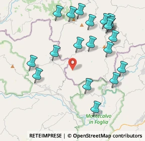 Mappa Via Montespino, 47836 Mondaino RN, Italia (4.6555)