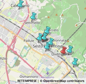 Mappa Viale Galileo Ferraris, 50019 Sesto Fiorentino FI, Italia (1.56273)