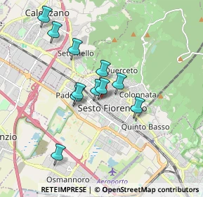 Mappa Via Giuseppe Mazzini, 50019 Sesto Fiorentino FI, Italia (1.55091)