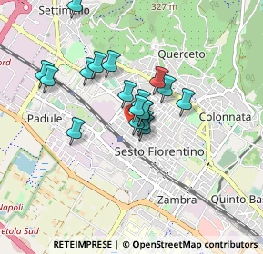 Mappa Via Giuseppe Mazzini, 50019 Sesto Fiorentino FI, Italia (0.64889)