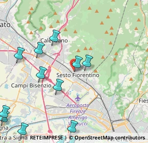 Mappa Via Francesco Domenico Guerrazzi, 50019 Firenze FI, Italia (6.085)