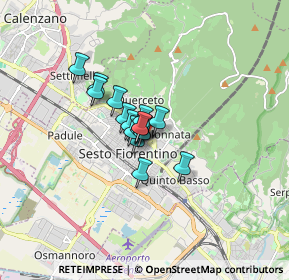 Mappa Via Primo Settembre, 50019 Sesto Fiorentino FI, Italia (0.86063)