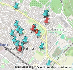 Mappa Via Primo Settembre, 50019 Sesto Fiorentino FI, Italia (0.523)