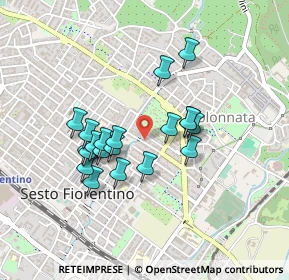 Mappa Via Primo Settembre, 50019 Sesto Fiorentino FI, Italia (0.379)