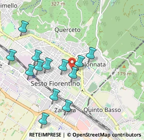 Mappa Via Primo Settembre, 50019 Sesto Fiorentino FI, Italia (1.00385)