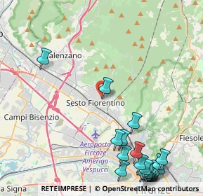 Mappa Via Primo Settembre, 50019 Sesto Fiorentino FI, Italia (6.322)