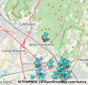 Mappa Via Primo Settembre, 50019 Sesto Fiorentino FI, Italia (6.3945)