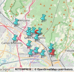 Mappa Via Primo Settembre, 50019 Sesto Fiorentino FI, Italia (3.47733)