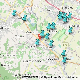 Mappa Via Statale, 59011 Seano PO, Italia (2.356)