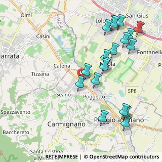 Mappa Via Statale, 59011 Seano PO, Italia (2.38632)