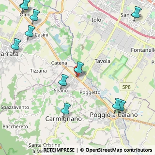 Mappa Via Statale, 59011 Seano PO, Italia (3.21)
