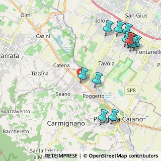 Mappa Via Statale, 59011 Seano PO, Italia (2.63583)
