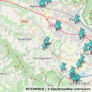 Mappa Via Statale, 59011 Seano PO, Italia (6.4925)