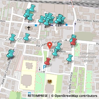 Mappa Piazza Aldo Moro, 55100 Capannori LU, Italia (0.125)