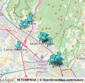 Mappa Via Alessandro Volta, 50016 Sesto Fiorentino FI, Italia (3.527)