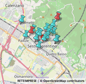 Mappa Piazza Edmondo de Amicis, 50019 Sesto Fiorentino FI, Italia (1.13)