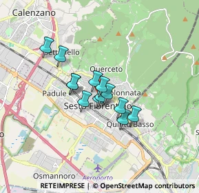 Mappa Via Alessandro Volta, 50016 Sesto Fiorentino FI, Italia (1.10538)