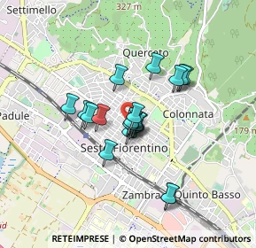 Mappa Piazza Edmondo de Amicis, 50019 Sesto Fiorentino FI, Italia (0.6195)