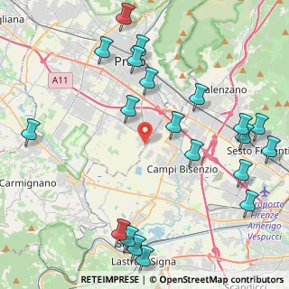 Mappa Via dei Cavalieri, 59100 Prato PO, Italia (5.512)