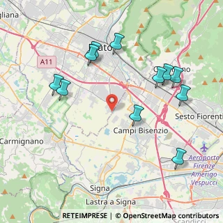 Mappa Via dei Cavalieri, 59100 Prato PO, Italia (4.50273)