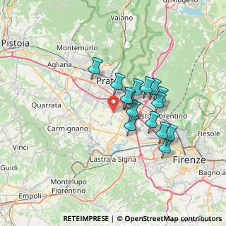 Mappa Via dei Cavalieri, 59100 Prato PO, Italia (5.58667)