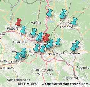 Mappa Via Piave, 50019 Sesto Fiorentino FI, Italia (14.2555)