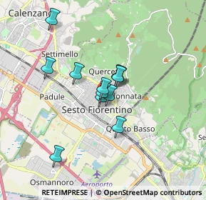 Mappa Via Piave, 50019 Sesto Fiorentino FI, Italia (1.235)