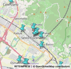 Mappa Via Piave, 50019 Sesto Fiorentino FI, Italia (2.14)