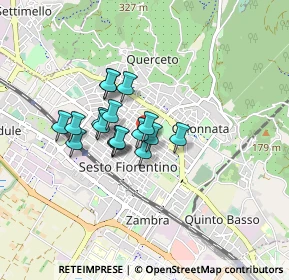 Mappa Via Piave, 50019 Sesto Fiorentino FI, Italia (0.58941)