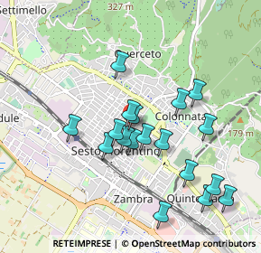 Mappa Via Piave, 50019 Sesto Fiorentino FI, Italia (0.88889)