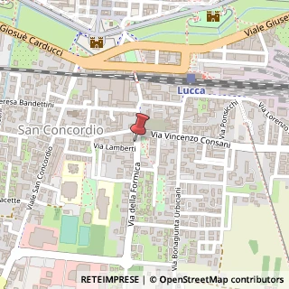 Mappa Via della Formica, 114, 55100 Lucca, Lucca (Toscana)