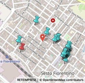 Mappa Via Fratelli Bandiera, 50019 Sesto Fiorentino FI, Italia (0.2715)