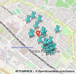 Mappa Via Fratelli Bandiera, 50019 Sesto Fiorentino FI, Italia (0.3565)