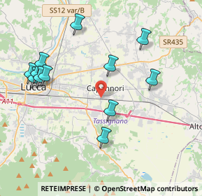 Mappa Via del Casalino Tassignano, 55012 Capannori LU, Italia (4.47917)