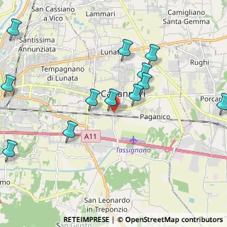 Mappa Via del Casalino Tassignano, 55012 Capannori LU, Italia (2.42583)