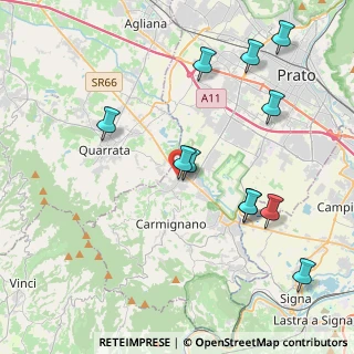 Mappa Via Froccina, 59011 Seano PO, Italia (4.58182)