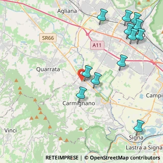 Mappa Via Froccina, 59011 Seano PO, Italia (5.5825)