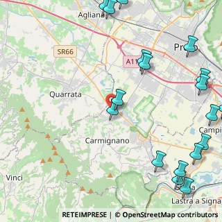 Mappa Via Froccina, 59011 Seano PO, Italia (6.758)