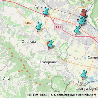 Mappa Via Froccina, 59011 Seano PO, Italia (6.33417)