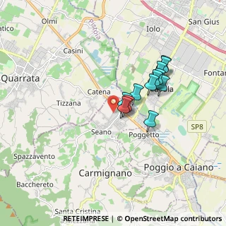 Mappa Via Froccina, 59011 Seano PO, Italia (1.41667)