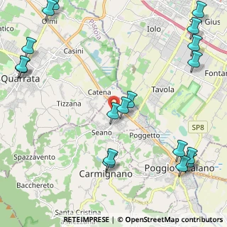 Mappa Via Froccina, 59011 Seano PO, Italia (3.13722)