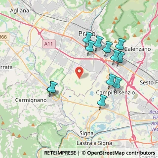 Mappa Via della Torre Armata, 59100 Prato PO, Italia (3.91167)