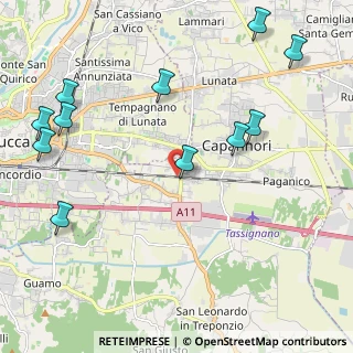 Mappa Via dei Malfatti, 55012 Capannori LU, Italia (2.72273)
